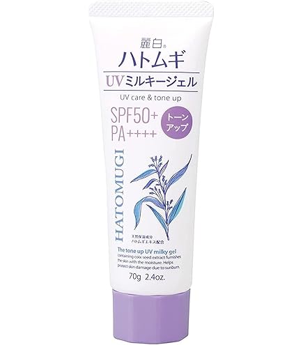 Amazon.co.jp: 麗白 ハトムギ UVミルキージェル SPF50＋ PA＋＋＋＋